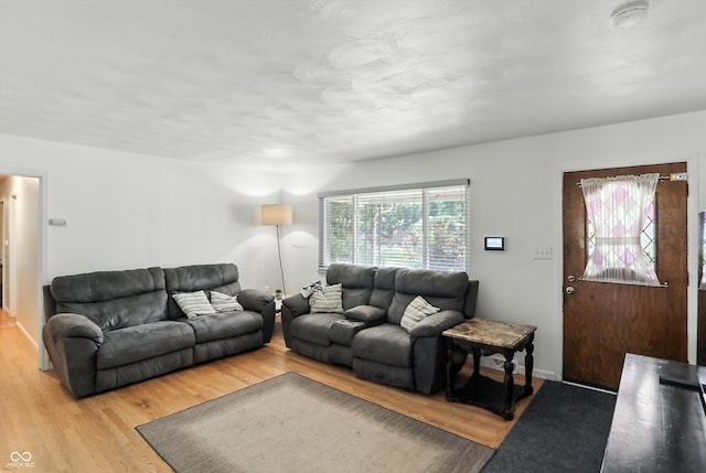 8219 Bishops Ln, Indianapolis, IN 46217 - living area featuring light wood finished floors