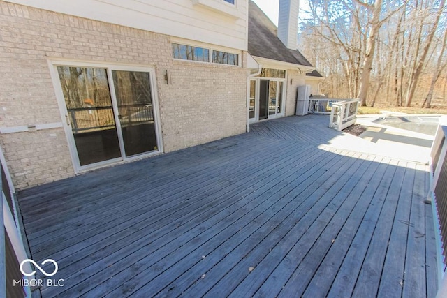3948 S Woodfield Dr, New Palestine, IN 46163 - view of wooden deck