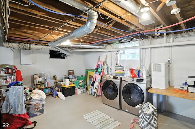 5312 Norwaldo Ave, Indianapolis, IN 46220 - below grade area with separate washer and dryer