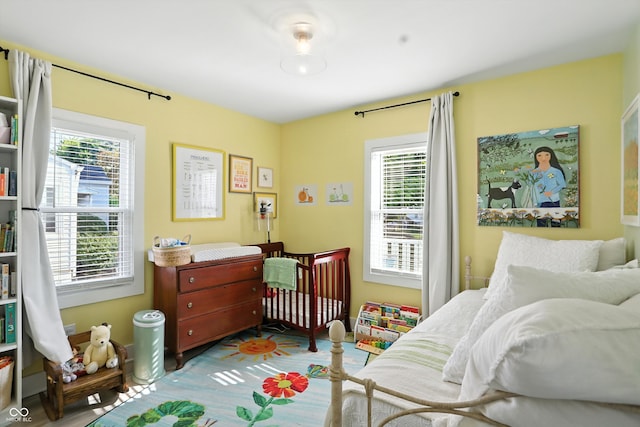 5312 Norwaldo Ave, Indianapolis, IN 46220 - bedroom with wood finished floors