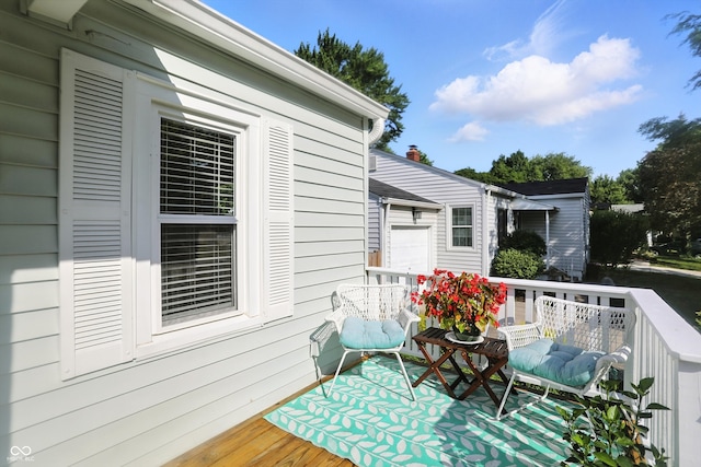 5312 Norwaldo Ave, Indianapolis, IN 46220 - view of wooden terrace