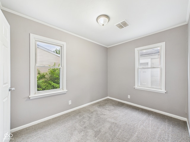 602 W 34th St, Anderson, IN 46013 - empty room with crown molding and carpet
