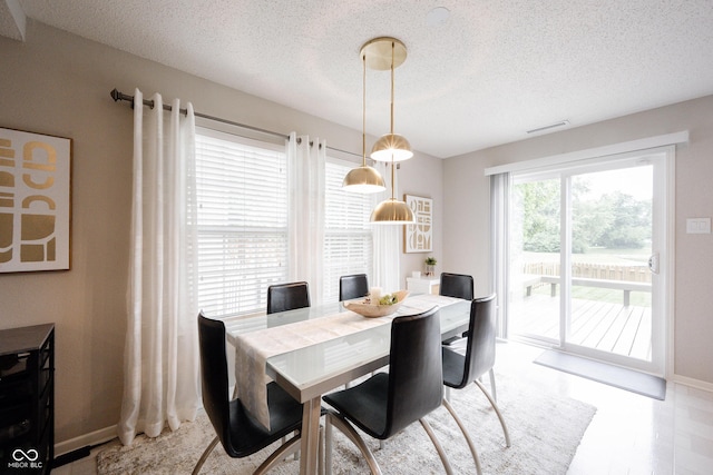14459 Forsythia Ln, Fishers, IN 46038 - dining room featuring a textured ceiling
