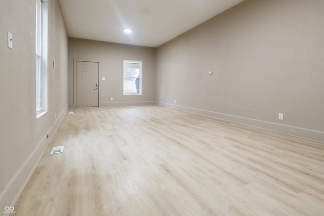 2222 E 12th St, Indianapolis, IN 46201 - unfurnished room with light wood finished floors and baseboards