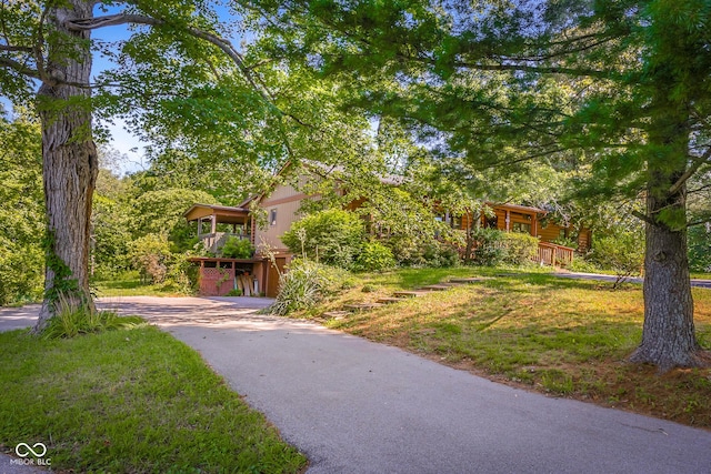 3370 E State Road 160, Salem, IN 47167 - view of property hidden behind natural elements with a front lawn and driveway