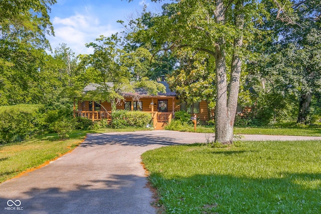 3370 E State Road 160, Salem, IN 47167 - view of front of home with covered porch, driveway, and a front yard