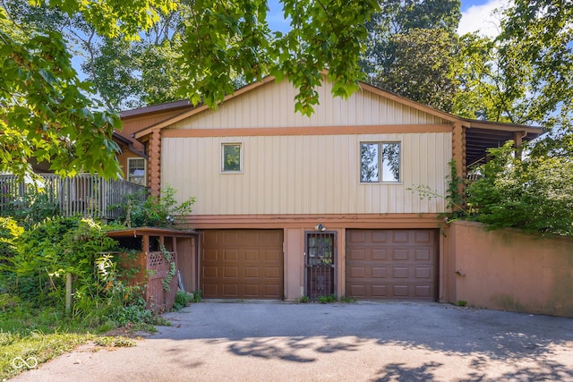 3370 E State Road 160, Salem, IN 47167 - view of front of property featuring an attached garage, driveway, and log siding