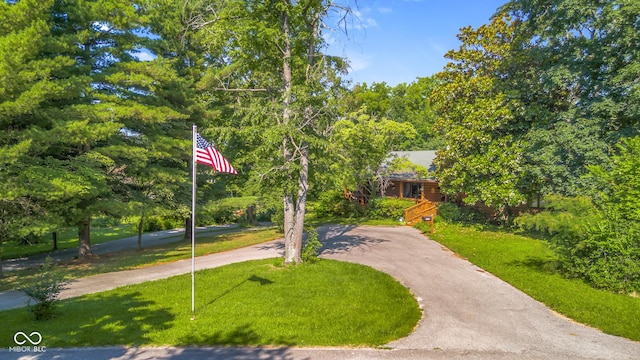 3370 E State Road 160, Salem, IN 47167 - obstructed view of property with concrete driveway and a front yard