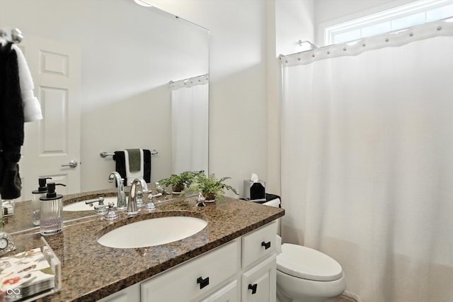 6570 Freemont Ln, Carmel, IN 46033 - bathroom featuring vanity and a shower with curtain