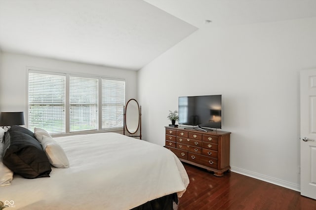 6570 Freemont Ln, Carmel, IN 46033 - bedroom with dark wood-style floors and baseboards