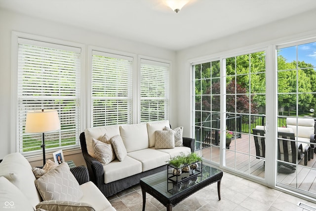 6570 Freemont Ln, Carmel, IN 46033 - tiled living area with plenty of natural light