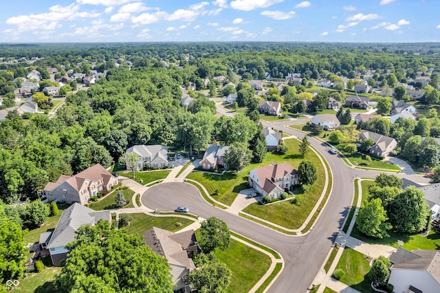 6374 Timberbluff Cir, Avon, IN 46123 - aerial view of residential area with a heavily wooded area