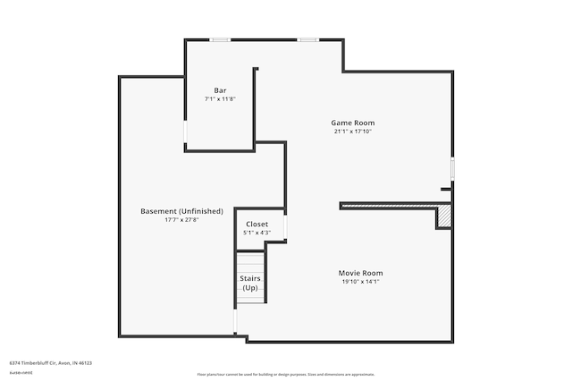 6374 Timberbluff Cir, Avon, IN 46123 - view of home floor plan