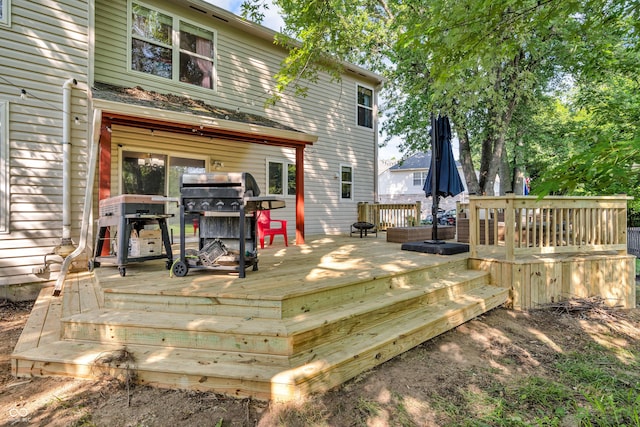 6374 Timberbluff Cir, Avon, IN 46123 - deck with grilling area
