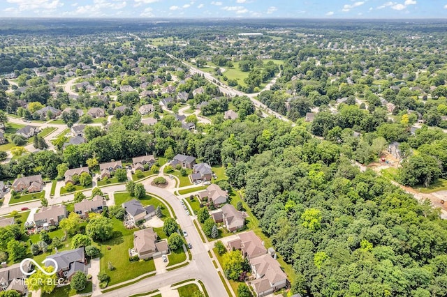 5865 Osage Dr, Carmel, IN 46033 - aerial perspective of suburban area