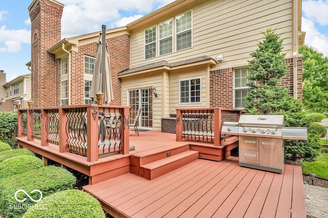 5865 Osage Dr, Carmel, IN 46033 - deck with grilling area