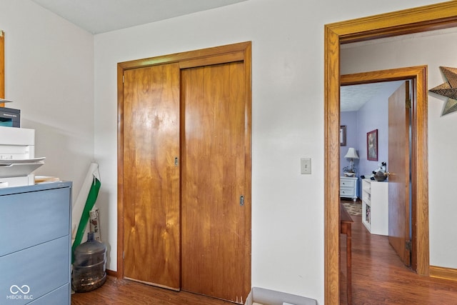 5110 W County Road 400 N, Scipio, IN 47273 - interior space with wood finished floors and a closet