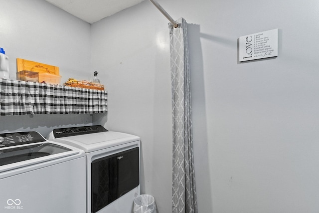 5110 W County Road 400 N, Scipio, IN 47273 - washroom featuring separate washer and dryer