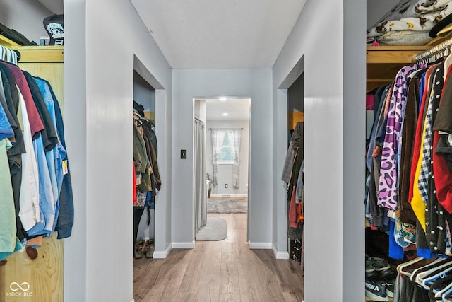 5110 W County Road 400 N, Scipio, IN 47273 - walk in closet featuring wood finished floors