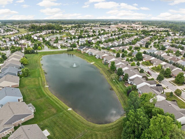 13019 Pinner Ave, Fishers, IN 46037 - aerial overview of property's location with a large body of water and nearby suburban area