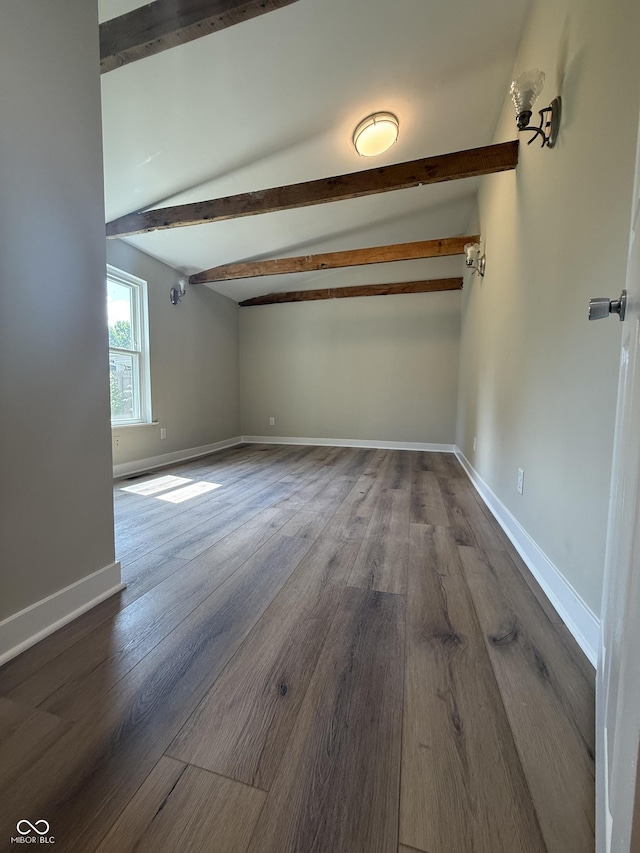 131 S Beatty St, Columbus, IN 47201 - unfurnished room with dark wood-type flooring and baseboards
