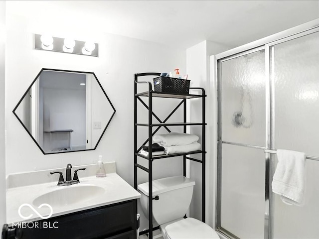 4233 Dartmoor Dr, Greenwood, IN 46143 - bathroom with vanity and a stall shower