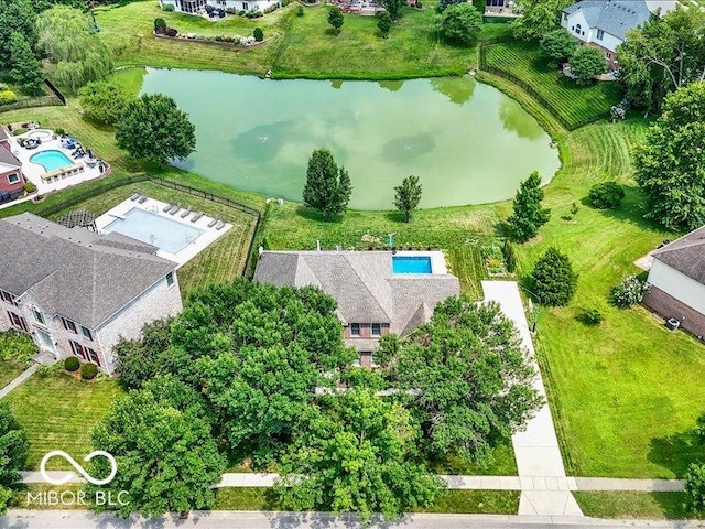 4233 Dartmoor Dr, Greenwood, IN 46143 - aerial view of a nearby body of water