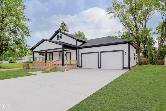 2125 N Pasadena St, Indianapolis, IN 46219 - single story home featuring a garage, a porch, and driveway