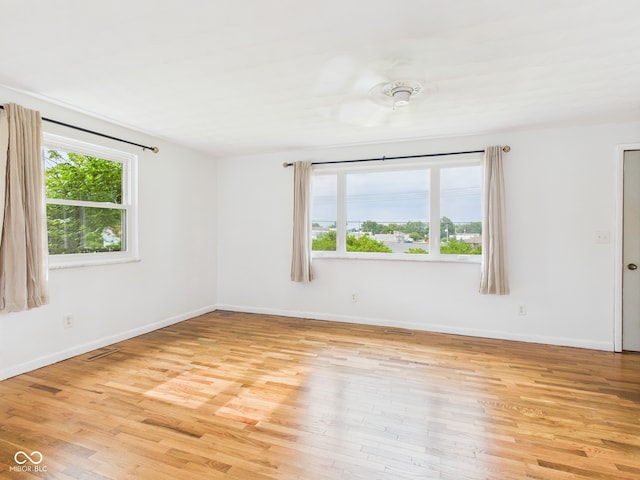 203 Plum St E, Frankton, IN 46044 - empty room with plenty of natural light and light wood-type flooring