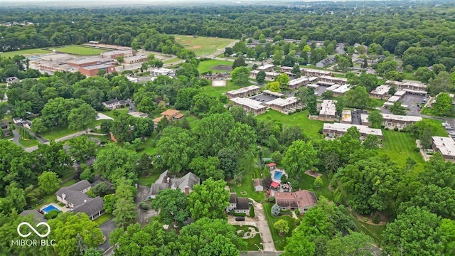 7502 Colony Cir, Indianapolis, IN 46260 - aerial view of property's location featuring nearby suburban area