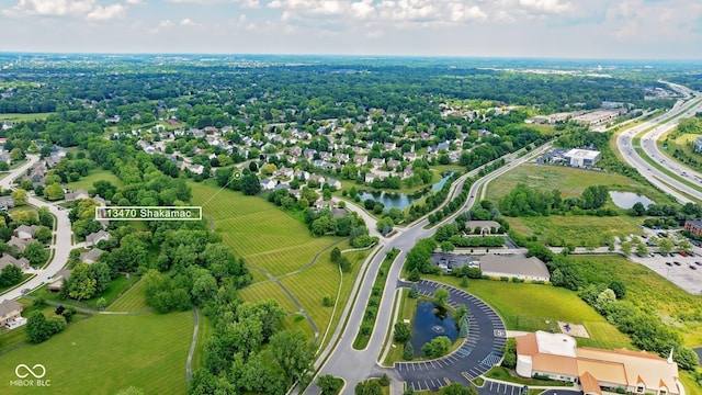 13470 Shakamac Dr, Carmel, IN 46032 - bird's eye view of a nearby body of water