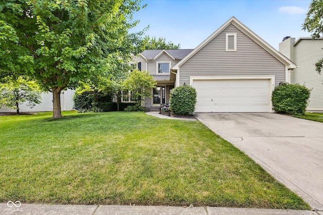 13470 Shakamac Dr, Carmel, IN 46032 - view of front of property with a garage, driveway, and a front lawn