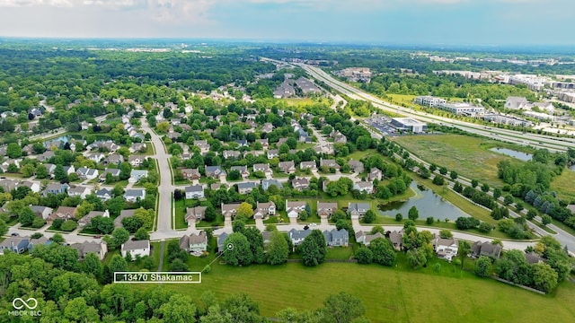 13470 Shakamac Dr, Carmel, IN 46032 - bird's eye view of a nearby body of water