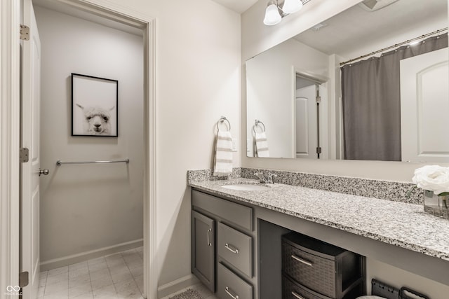 6902 Diamondleaf Way, Brownsburg, IN 46112 - full bath with baseboards and vanity