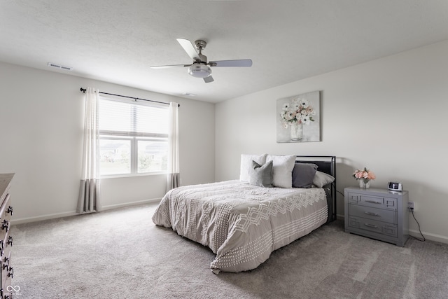 6902 Diamondleaf Way, Brownsburg, IN 46112 - carpeted bedroom with baseboards and a ceiling fan