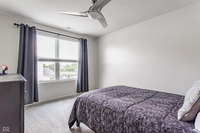 6902 Diamondleaf Way, Brownsburg, IN 46112 - carpeted bedroom featuring baseboards and ceiling fan