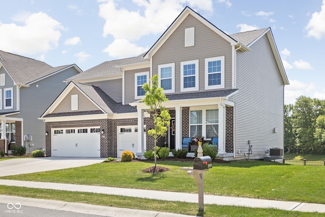 3969 Canning St, Danville, IN 46122 - view of front of house featuring driveway, brick siding, and roof with shingles