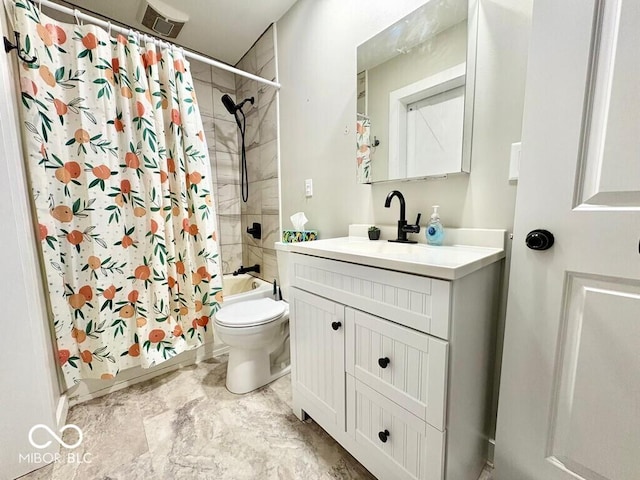 1076 N Old Highway 27, Winchester, IN 47394 - bathroom featuring vanity and shower / tub combo with curtain