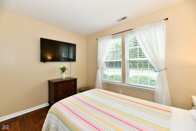 9022 Hosta Way, Camby, IN 46113 - bedroom featuring dark wood-style flooring and baseboards