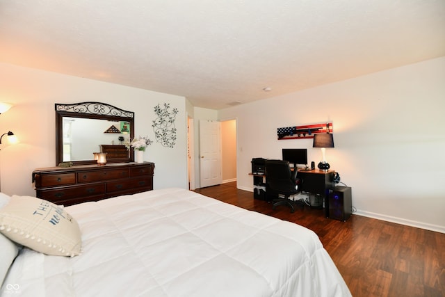 9022 Hosta Way, Camby, IN 46113 - bedroom featuring wood finished floors and a desk