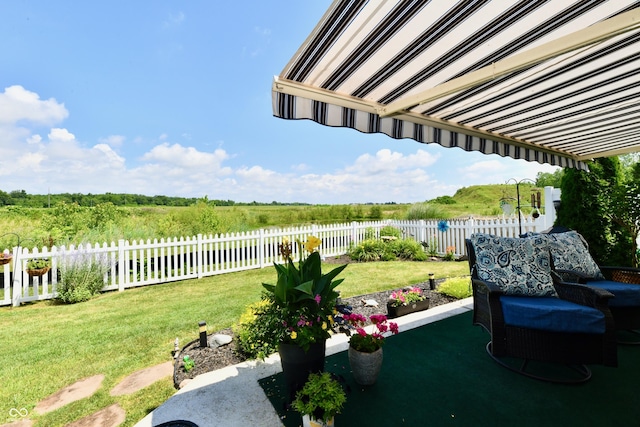 9022 Hosta Way, Camby, IN 46113 - fenced backyard with a patio