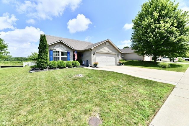 9022 Hosta Way, Camby, IN 46113 - ranch-style house featuring driveway, a garage, and a shingled roof