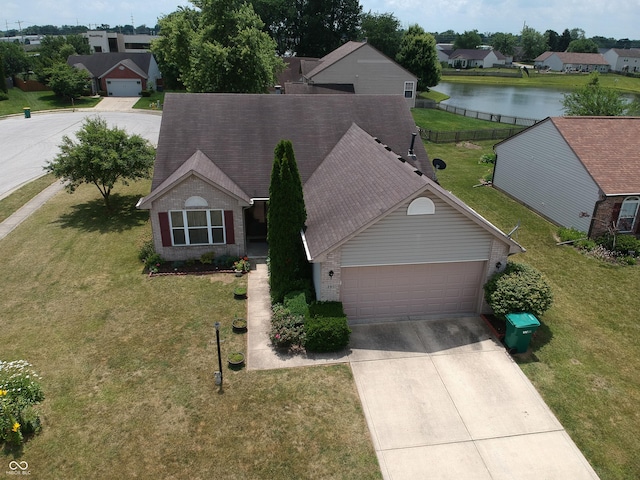 291 Lakemoore St, Brownsburg, IN 46112 - aerial view of residential area with a nearby body of water