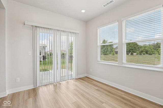 1911 Goodwin Pl, Westfield, IN 46074 - spare room with light wood finished floors and recessed lighting