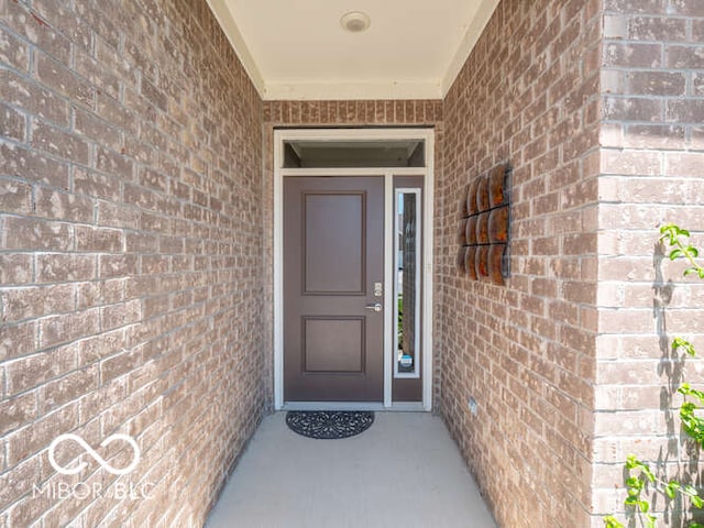 8866 Twain Ln, Indianapolis, IN 46239 - view of exterior entry with brick siding