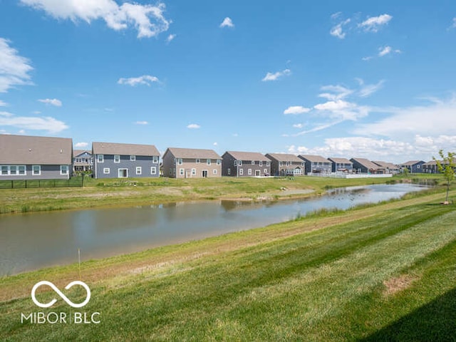 8866 Twain Ln, Indianapolis, IN 46239 - water view with nearby suburban area