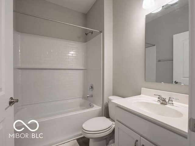 8866 Twain Ln, Indianapolis, IN 46239 - full bath with vanity and bathing tub / shower combination