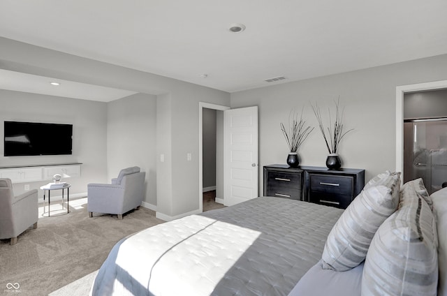 7681 Marin Pkwy, Cumberland, IN 46229 - carpeted bedroom with baseboards and recessed lighting
