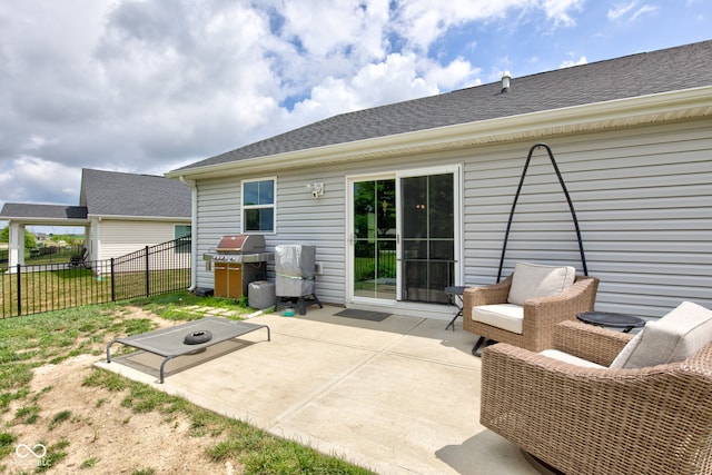2500 Sand Hollow Dr, Lebanon, IN 46052 - view of patio / terrace with grilling area
