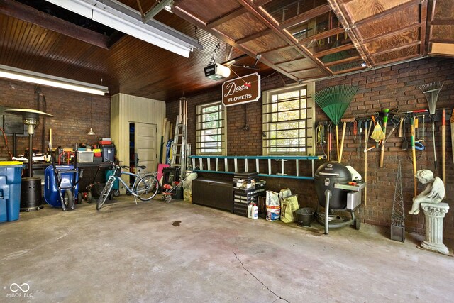 4455 Broadway St, Indianapolis, IN 46205 - garage featuring a garage door opener